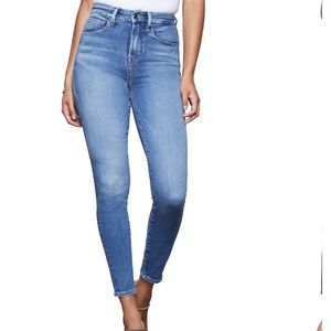 Good Waist High Waist Ankle Skinny Jeans Blue350